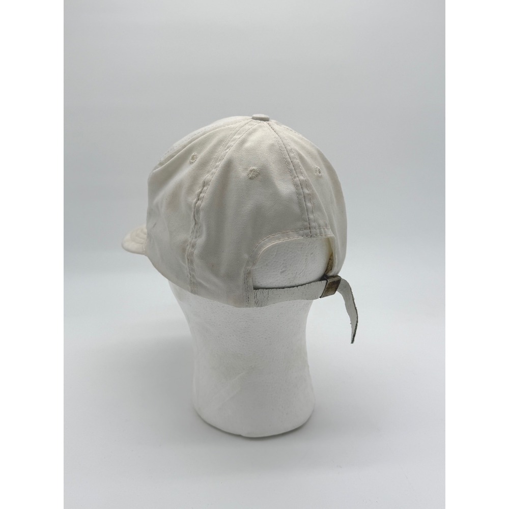 Vintage Remington Park Strapback Hat USA Made Horse Racing Cap White - Picture 3 of 8